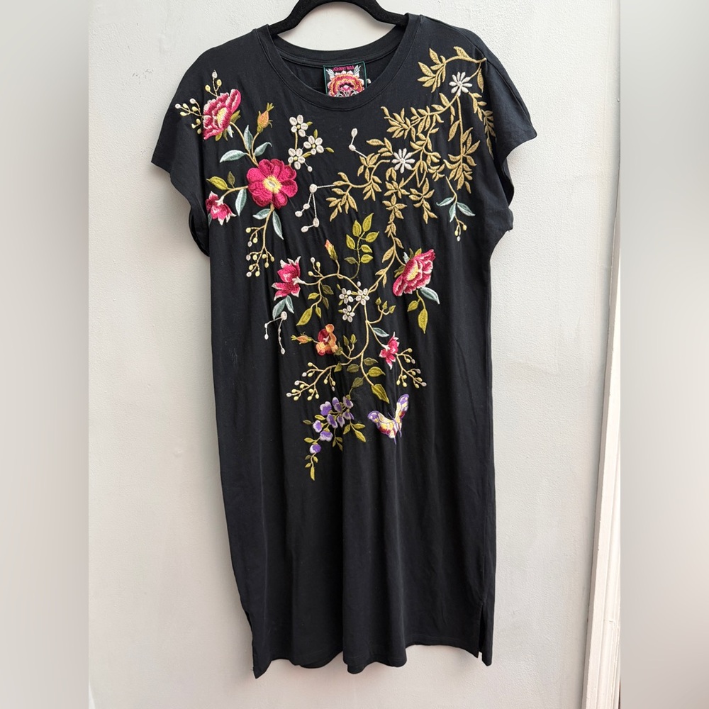 Johnny Was Embroidered Dress, Size Small
